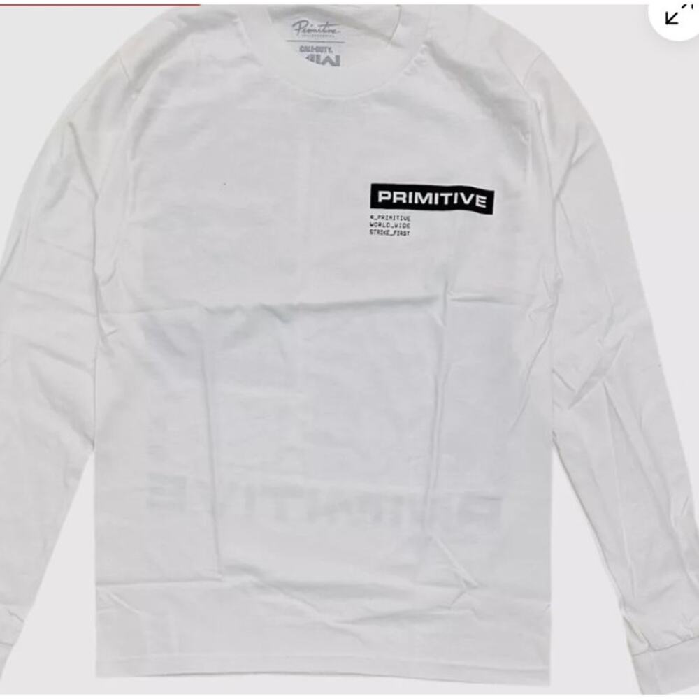 NWT Primitive Skate Apparel Men's X Call Of Duty Tactics Long Sleeve Tee T-Shirt
